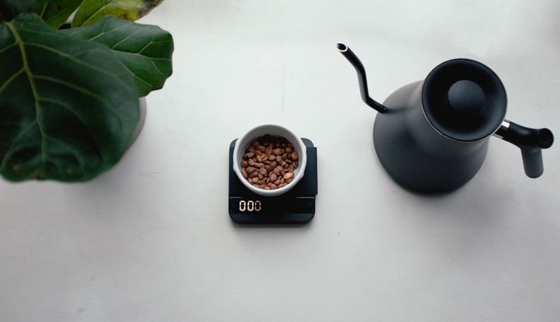 Specialty Coffee - black and silver apple watch