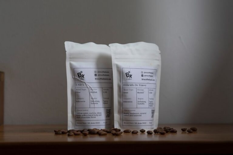 Light Roast - a couple of bags of coffee beans